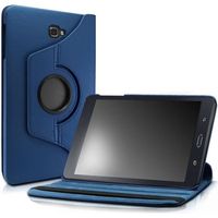 Pour Samsung Galaxy Tab A 10.1 SM-T580 -SM-T585 (2016) Housse Protection avec 360° Support Antichocs Tablette Housse -Bleu foncé