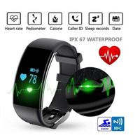 Bluetooth 4.0 Smart bracelet D21 sport montre avec podomètre dormir moniteur Calories détection Fitness activité Tracker - Noir