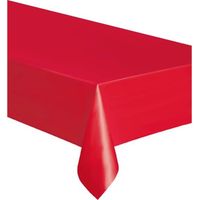 Nappe rectangulaire en plastique rouge - Marque - Modèle - Rouge - Synthétique - Rectangulaire