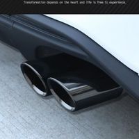 Silencieux pour pot,Tuyau d'échappement pour voiture Ford Focus MK4,2018 – 2020 - Type Black -A