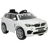 Voiture électrique pour enfants BMW X5M, 12 Volt, 1 Siège(s), Motor: 2 x 45W, Batterie: 12V7Ah, Vitesse: 3-6 km - h, Blanc