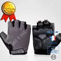 Une paire Version améliorée des gants en maille demi-doigt vélo cyclisme conduite femmes cyclisme gants de fitness antidérapant M