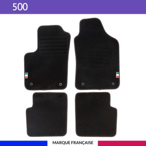 Kit Tapis de sol et coffre pour Fiat 500X / 500L Antidérapante