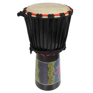 Sangle De Portage Pour Djembe - Harnais Tambour Africain - Coton Tricolore - 139cm - Accessoire Percussion