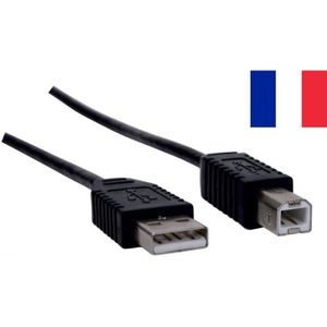 Cabling - CABLING Câble d'Imprimante USB A-B - Brother Printer Cable pour  tous Brother Imprimantes 5M - Câble USB - Rue du Commerce