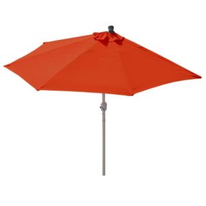 PARASOL Demi-parasol - Parla - Aluminium - Terracotta - IP