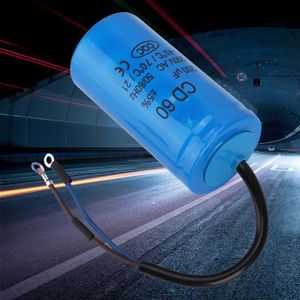 Condensateur de Moteur avec Fil Conducteur 250V CA 150uF 50 // 600Hz pour Climatiseurs Moteurs Condensateur de Fonctionnement CD60 Compresseurs