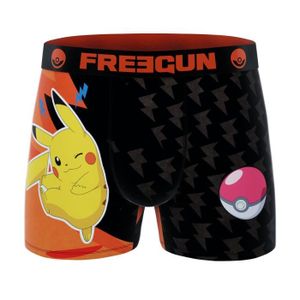 BOXER - SHORTY Boxer Garçon Pokemon 'Pikachu 2024' - Freegun - Rouge