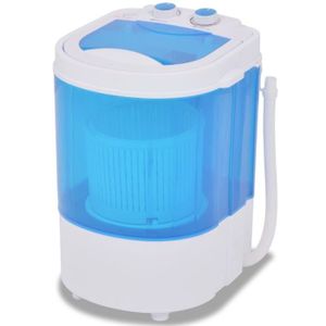 Machine à Laver Sans Arrivée D Eau Tectake Mini Machine A Laver Et A Essorer Jusqu A 4 5 Kg Lave Linge Compact Bleu Blanc Achat Vente Mini Lave Linge Cdiscount