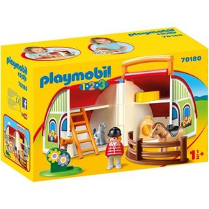 Playmobil - Commissariat de Police Transportable - les motifs peuvent varier