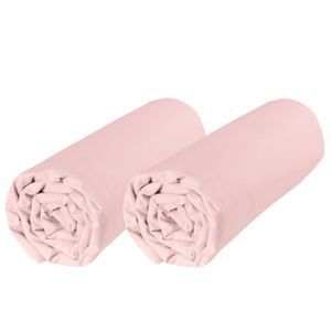 2x berceau jersey drap 100% coton pour bébé 40x90cm rose/crème 2x berceau jersey drap 100% coton pour bébé 40x90cm rose/crème