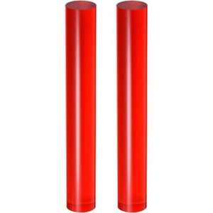 ROULEAU À PÂTISSERIE  2Pcs Acrylique Argile Rouleau 7.28 Pouce X 1 Pouce