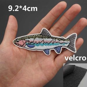INSIGNE AD 110 velcro -GO FISHING – patchs brodés sur le d