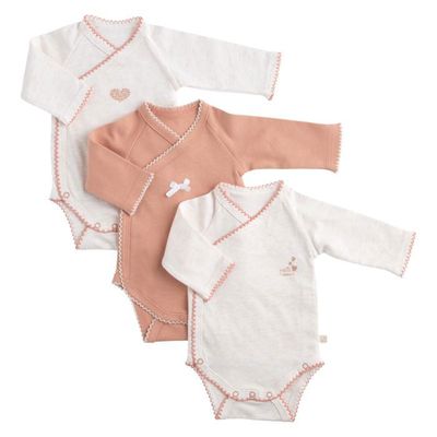 Sanetta Wickelbody Sorbet Ensemble De Sous-vêtement Bambins Bébé Fille