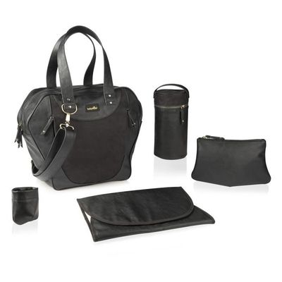 Sac a langer new arrivals noir et camel