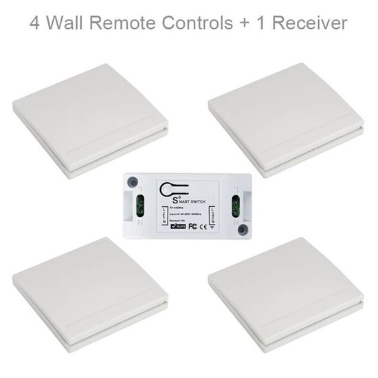 433 MHz AC 220 V 1CH Sans Fil RF Commutateur de Commande À Distance 433 MHz AC 220 V 1CH Sans Fil RF Commutateur de Commande À Distance