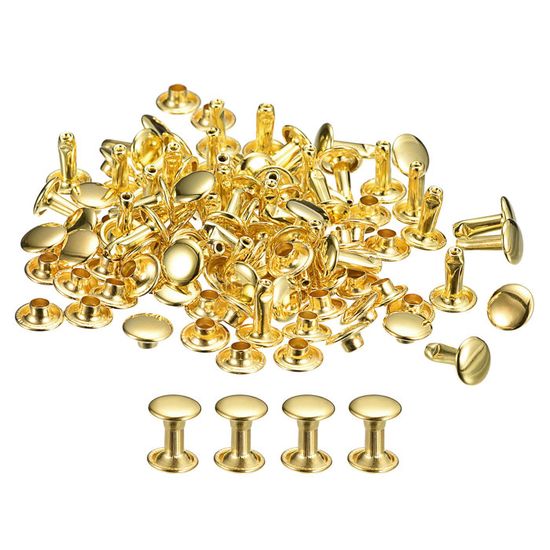 100X Clous Rivet Carré Pyramide à 4 Griffes En Métal Décoration Pr Bracelet