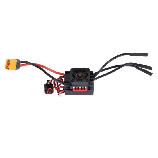 Contrôleur De Vitesse ESC Brossé 60A Pour Modèles RC 1/10 - Compatible Chars, Buggy, Drift - Neuf