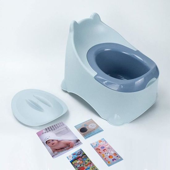 Pot En Forme D'avion Pour Bébé - Apprentissage De La Propreté Ludique - Plastique Sans BPA, Base Antidérapante - Intérieur Amovible Facile à Nettoyer - Rose - 2