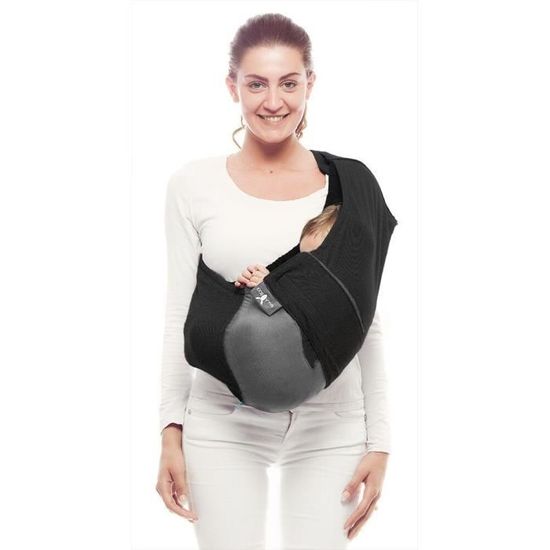 Porte Bebe Connexion Noir Et Gris Cdiscount Puericulture Eveil Bebe