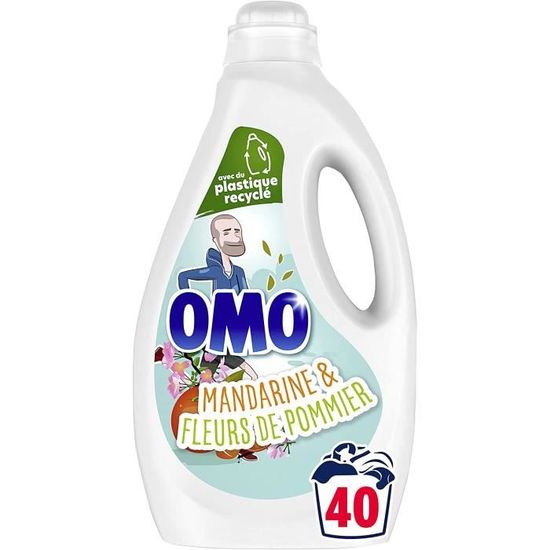 Omo, lessive liquide oasis exotique aux huiles essentielles, le