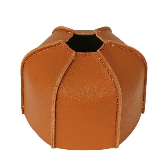 Support en cuir porte bouteille de réserve d'essence