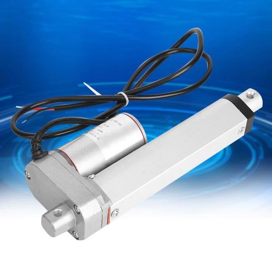 Actionneur Linéaire 100mm 12V - Mini Moteur Électrique à Faible Bruit Avec Protection Court-Circuit - 70N De Force
