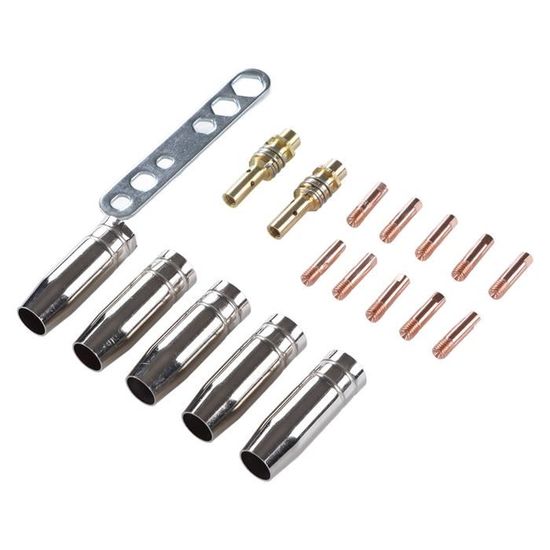 20 Pièces Embouts De Torche à Souder En Cuivre 0,8mm - Compatible Binzel 15AK MIG/MAG