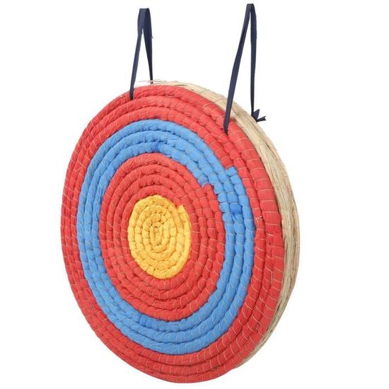 Cible de Tir à l'Arc Cible en Paille Fait Main Cible de Cible de Nœud Accessoire de Sport Arc Long Composé Accessoires d'Entraînement au Tir à l' Arc