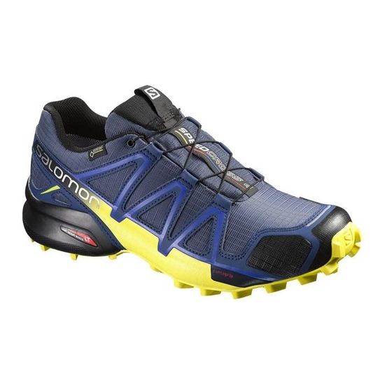 SALOMON Chaussures Speedcross 4 Gtx Homme Bleu Jaune