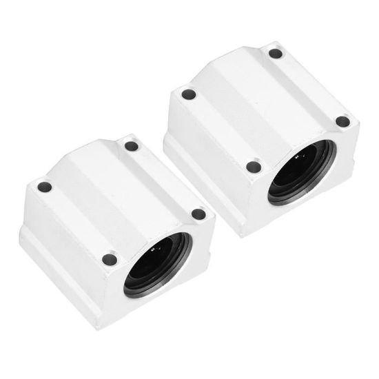 Kit De Glissières à Roulement Linéaire,Jectse 2pcs SBR12-300mm Linéaire