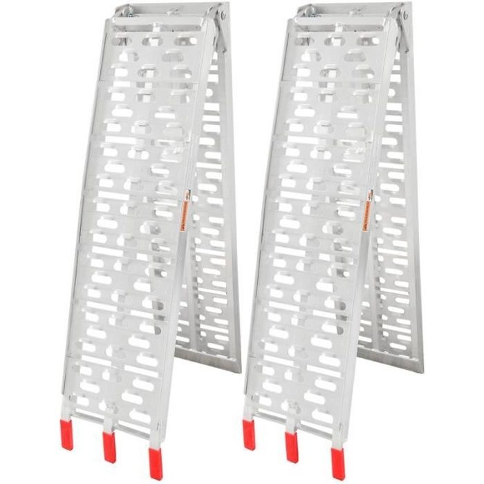 KS TOOLS Rampe D'accès Pliable - Lot De 2, Acier, Capacité 31000g, Neuve