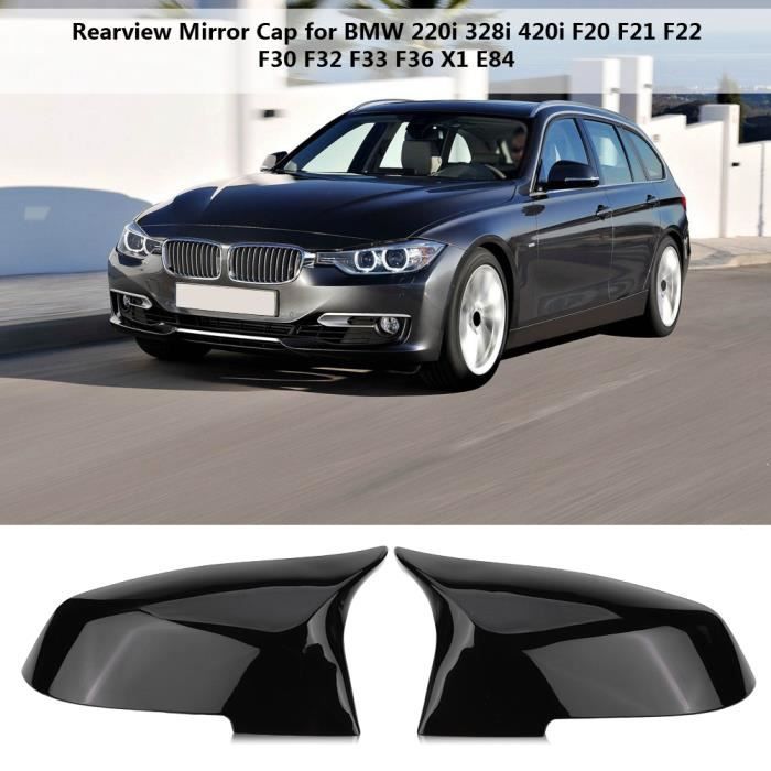 Drfeify Coques de Rétroviseur Capuchons de Protection pour BMW 220i 328i 420i F20 F21 F22 F30 F32 F33 F36 -OLL