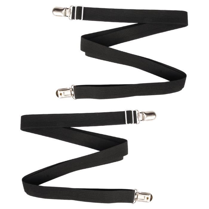 2pcs Sangle Réglable Maintient de Draps Fixer Sofa Matelas Lit Drap Fastener Sangle Attaches Grippers Clips Jarretelles 1.5m