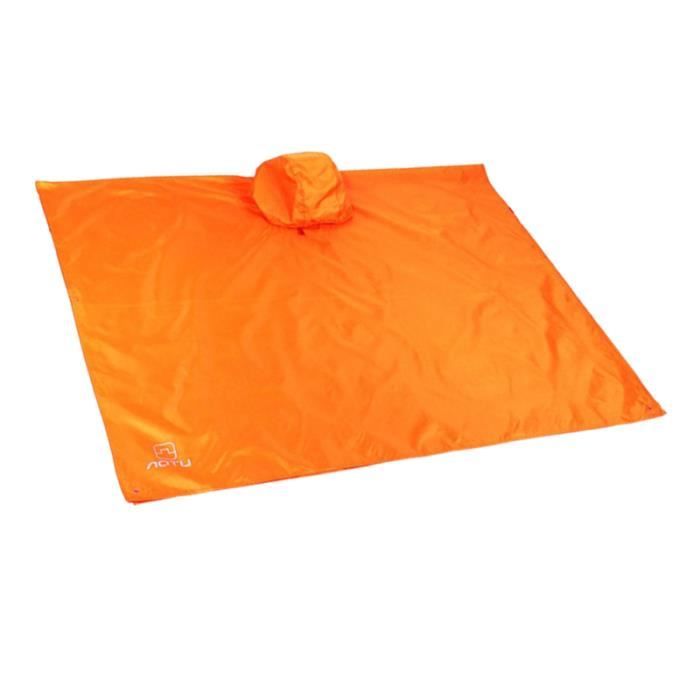 1PC Trois-en-un Imperméable de cyclisme Sac à dos d'extérieur Poncho Tapis de pique-nique multifonctionnel de TENTE DE CAMPING