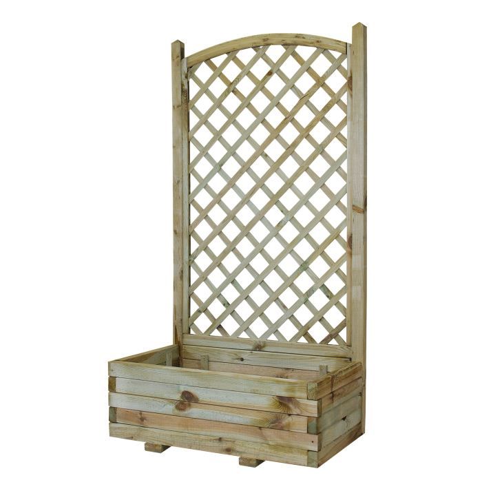 Jardinière + treillage en arc Chèvrefeuille
