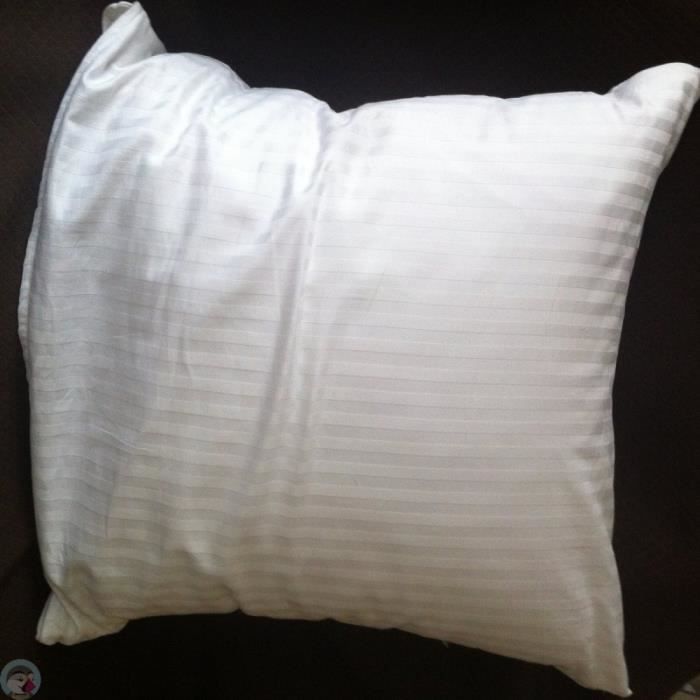 Protège-oreiller pur coton 60x60 cm