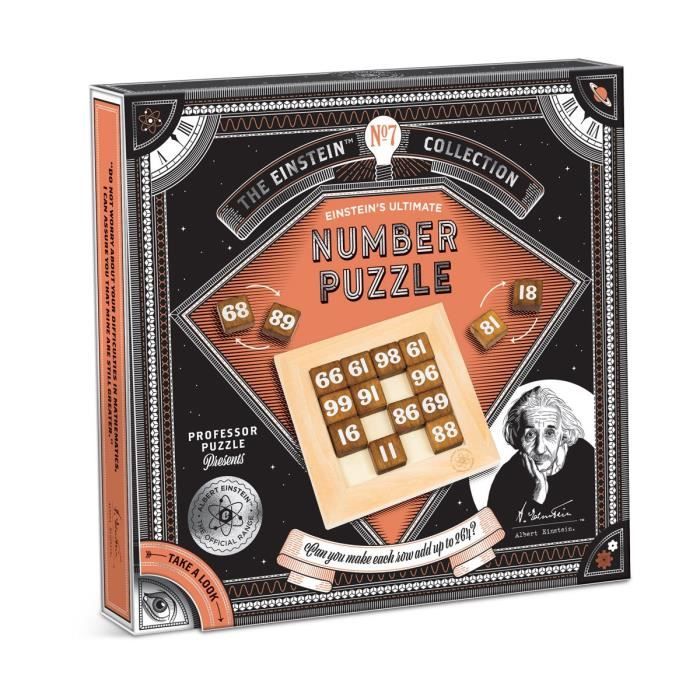 PROFESSOR PUZZLE - Casse-tête NUMBER EINSTEIN N7 - Multicolore