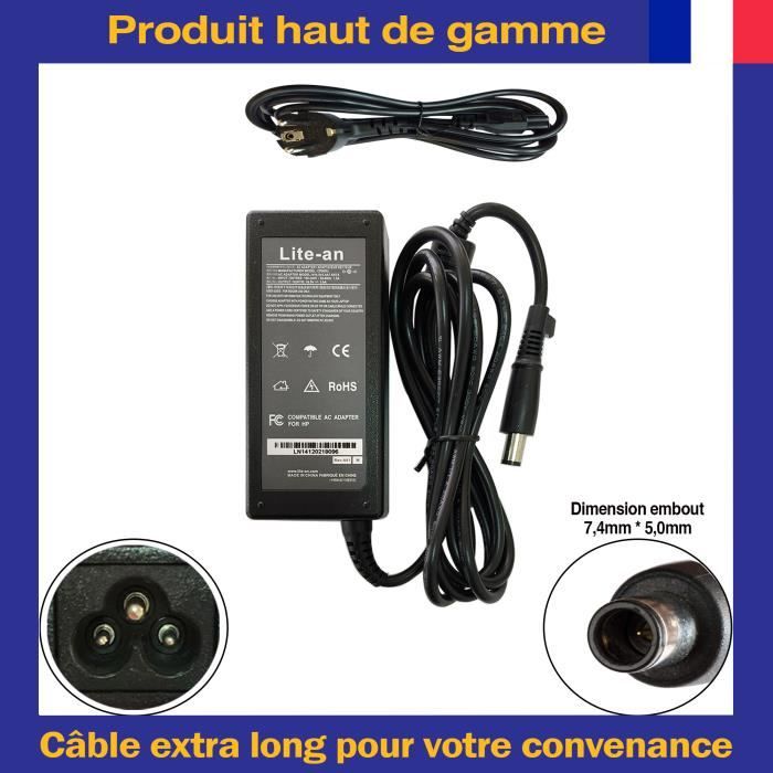 Chargeur Pour HP Envy m6-1105dx m6-1125dx Ordinateur PC Portable - Alimentation Adaptateur 65W 18.5V 3.5A