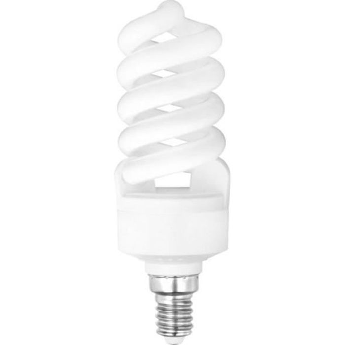 Ampoule Fluocompacte spirale 15W (75W) E14 2700K
