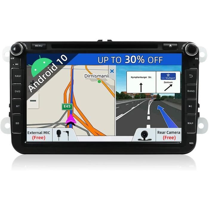 JOYX Android 10 Autoradio Pour VW Golf Bora CC Polo Jetta Passat Tiguan Skoda Seat - 2 DIN - 8 2G+32G - Caméra arrière et canbu 27