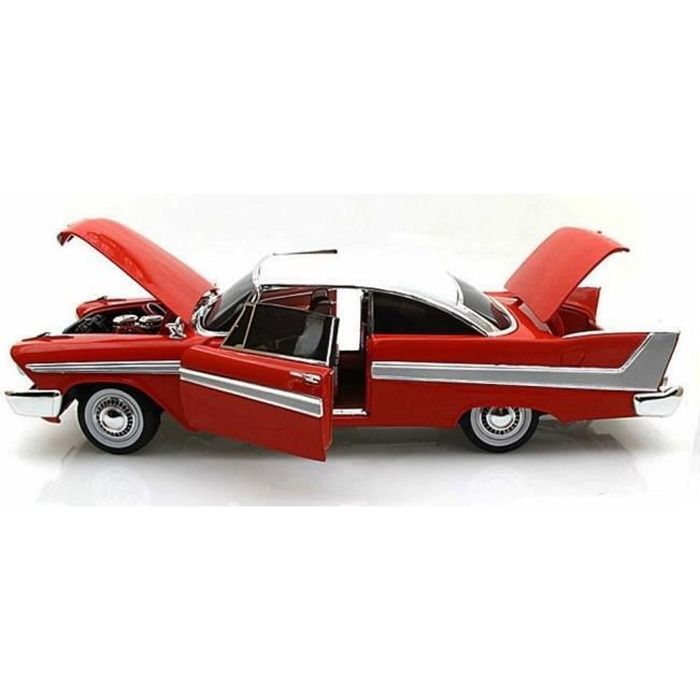 Voiture Plymouth Fury 1958 Christine Version Nuit avec phares fonctionnant au 1/18