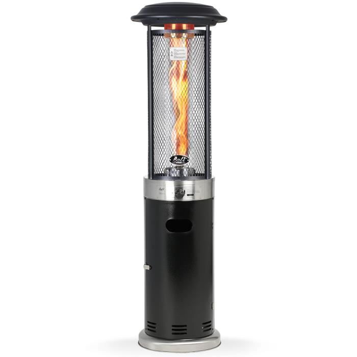 Chauffage d’extérieur gaz 11kw–Bali OUTDOORS – Parasol chauffant–véritable flamme. roulettes . Chauffage d'appoint .Thermostat
