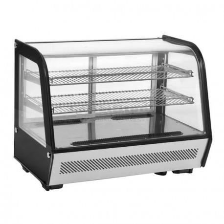 Vitrine Réfrigérée à  Poser Positive - Noire et Métal 120 litres - Combisteel