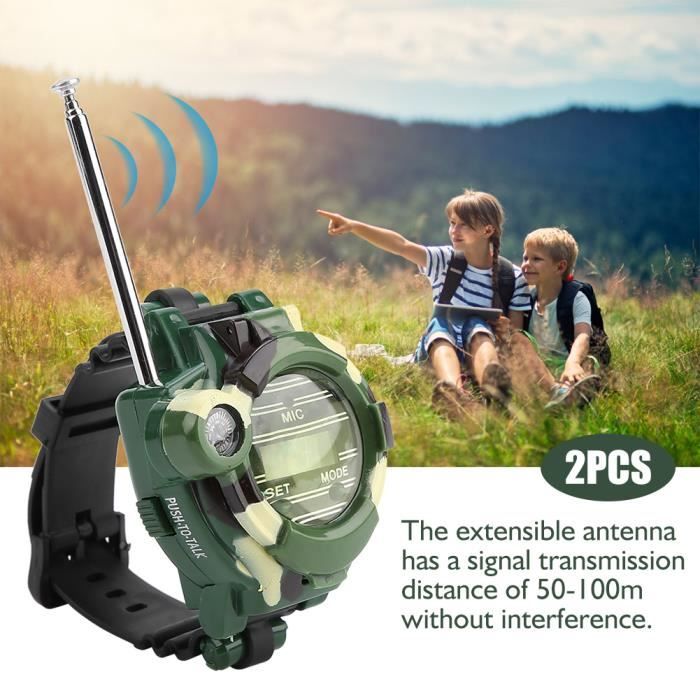 Talkie walkie pour enfant de montre haut parleur pas cher sécurité sport de chantier fille garçon accessoire-RAI