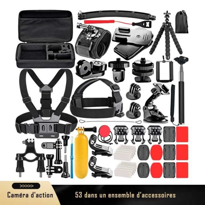E-thinker 53 en 1 Action Caméra Kit d'Accessoires pour GoPro Hero