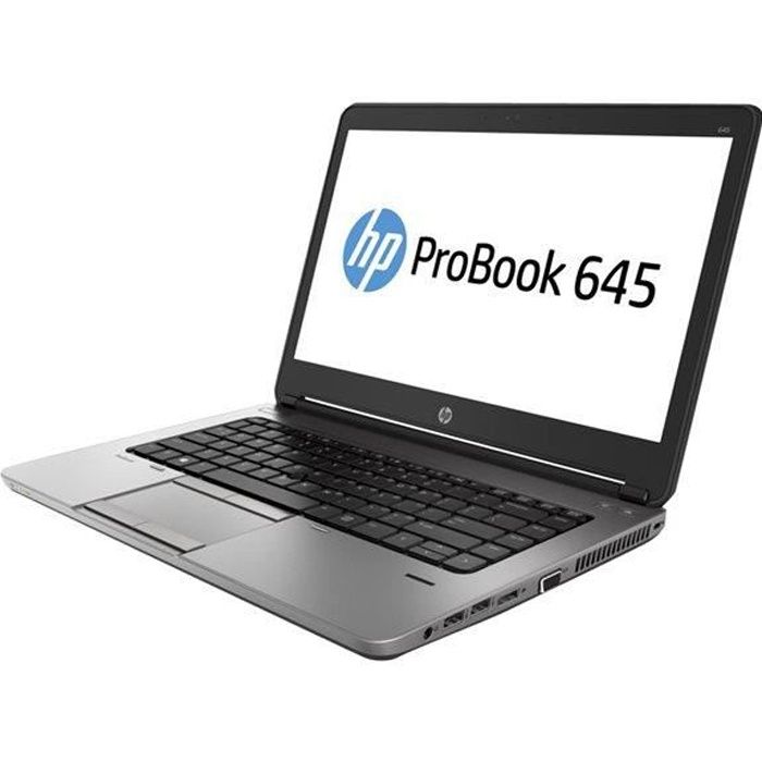 HP Probook 645 G1 - A6 4400M / 2.7 Ghz - Win 7 Pro 64 Bits (Comprend Licence Win 8 Pro) - 4 Go Ram - 500 Go Hdd - Dvd Supermulti - 14" Sva Hd Edp Anti-Reflet 1366 X 768 (Hd) - Radeon Hd 7520G