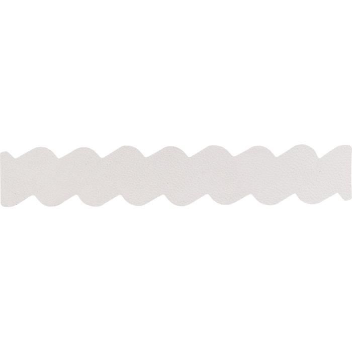 Jourdan Bijoux - Habillage manchette - HB805 - Cuir blanc - 25mm