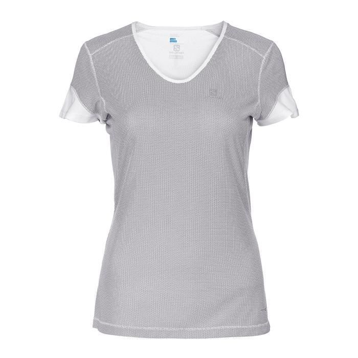 SALOMON T-shirt de running - Femme - Blanc