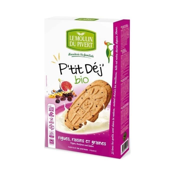 P’tit déj figues raisins & graines 190gr